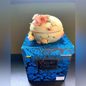 New studio collection by veronese design fantasy dragon hatchlings jewelry box